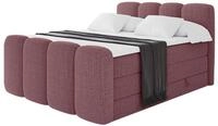 BOXBETT mit Matratze H3|H4 und Lattenrost - NINA-Z KING - 120x200 cm - Altrosa