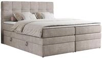 BOXSPRINGBETT ERNI KING 200/200 Beige Struktur - H4