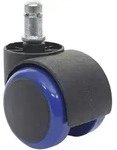HARTBODENROLLEN 5ER SET Schwarz, Blau 5er-Set