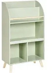 B&Uuml;CHERREGAL mit 3 Ebenen 102 cm Hellgr&uuml;n Liloet