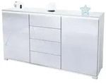 SIDEBOARD Faro Wei&szlig; Hochglanz