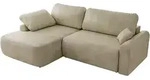 ECKSCHLAFSOFA CUBO L Beige Velvet - links