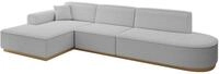 ECKSOFA Ottomane Links IREA-L2-v2 - 327x165x80 cm Hellgrau