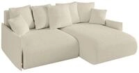 ECKSOFA Ottomane rechts ONESK-L -v1 216x177x72 Beige Boucl&eacute;