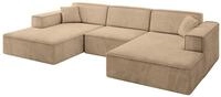 WOHNLANDSCHAFT IREA-U1-v4 - 303x171x79 cm Beige