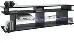 LOWBOARD Movie Platte des TV-Aufsatzes in Schwarz Hochglanz