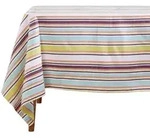 TISCHDECKE Osaka bunt gestreift, 137/178 cm, 100% Baumwolle