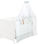 BABYBETTSET 'Wooland Buddies' 70 x 140 inkl. kompletter Ausstattung - Wei&szlig; /