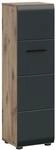 Midischrank Ice Schwarz/Eiche dunkel