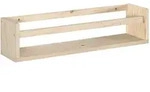 WANDREGAL aus massiver Kiefer - L60 x H15 cm
