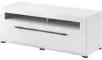 LOWBOARD TULLIA 140x50x52 cm mit 2 Schubladen Wei&szlig;