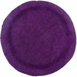 BADEMATTE 80 cm rund, 100% Baumwolle, wendbar