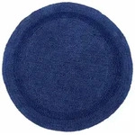 BADEMATTE 80 cm rund, 100% Baumwolle, wendbar