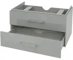 WASCHBECKENUNTERSCHRANK PREMIUM Grau