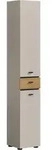 Hochschrank Aqua Eichefarben/Kaschmir