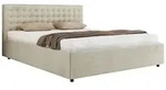 POLSTERBETT PAVO CLASSIC 180/200 - Beige Velvet - Pocket-Matratze