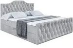 BOXBETT VILA-1-Z - 120x200 cm - H4 - Hellgrau