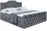BOXBETT VILA-1-Z - 140x200 cm - H4 - Dunkelgrau