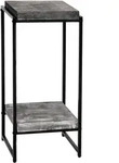 BLUMENTISCH quadratisch Grau