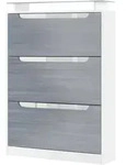 SCHUHSCHRANK Space Avola-Anthrazit / Wei&szlig; Hochglanz