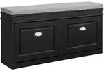 SCHUHBANK Schwarz