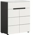 Schuhschrank CANU Grau, Wei&szlig;