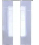 SCHIEBEVORHANG 2ER SET &raquo;Leipzig&laquo; HxB 245x60 cm Wei&szlig;