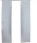 SCHIEBEVORHANG 2ER SET &raquo;M&uuml;nchen Dark&laquo; HxB 245x60 cm Stein