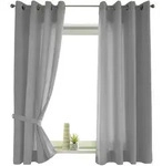 VORHANG 2ER SET BERLIN HxB 145x140cm Grau