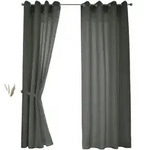 VORHANG 2ER SET BERLIN HxB 245x140cm Dunkelgrau