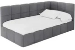 EINZELBETT Jugendbett mit Bettkasten Links, mit Matratze - LIVY 80x200...