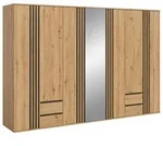Dreht&uuml;renschrank TOFTA Eiche Artisan, Anthrazit
