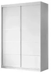 KLEIDERSCHRANK CAMARO PLUS 150 cm Schiebet&uuml;renschrank Wei&szlig;