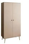 KLEIDERSCHRANK Zweit&uuml;riger HARMONY Macchiato