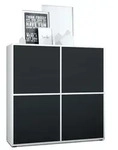HIGHBOARD Cuba T&uuml;ren in Schwarz matt