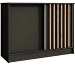 KOMMODE Horizon mit 2 Schiebet&uuml;ren, Schwarz, 100 cm