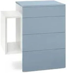 NACHTTISCH Queens Front in Denim matt