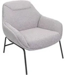 LOUNGE-SESSEL Hellgrau