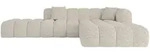 ECKSOFA Ottomane Rechts OLEA-L2 - 289x176x71 cm Beige