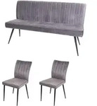 ESSZIMMER-SET Grau 3er-Set