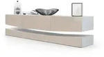 LOWBOARD City Fronten in Sandgrau Hochglanz