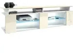 LOWBOARD Movie Fronten und obere Platte des Aufsatzes in Creme Hochglanz