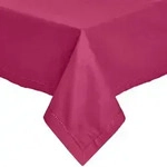 TISCHDECKE weinrot 178/300 cm, 100% Baumwolle