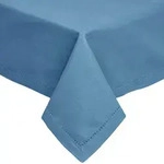 TISCHDECKE blau 137/137 cm, 100% Baumwolle