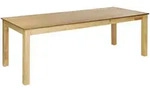 AUSZIEHBARER Esstisch 160/240/90 cm Helles Holz Madura