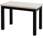 ESSTISCH Arden rechteckig, Grau Beige Kaschmir 100/60/73 cm