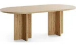 ESSTISCH Aster oval, Eiche Artisan Hellbraun 204/90/75 cm