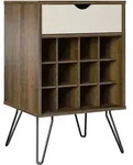Weinregal Concord Dunkelbraun ca. 51x80x45cm