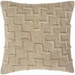DEKOKISSEN Tufted beige 45/45 cm geometrisch