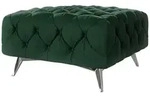 HOCKER Chesterfield Laura Flasche Gr&uuml;n Samt